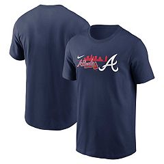 Pro Standard Atlanta Braves XL Red White Blue Pullover Shirt Raised  Lettering