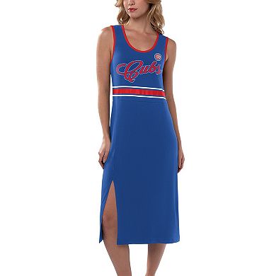 Women's G-III 4Her by Carl Banks Royal Chicago Cubs Main Field Maxi Dress
