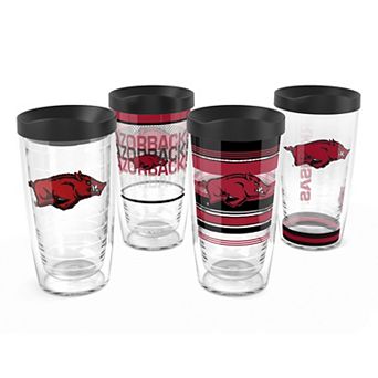 Tervis Arkansas Razorbacks Four-Pack 16oz. Classic Tumbler Set