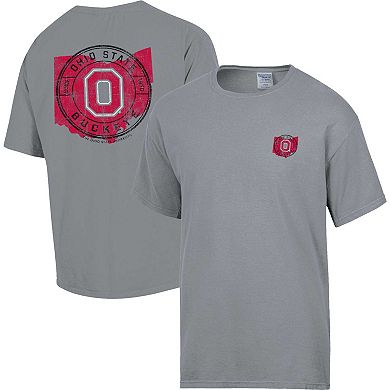 Men's Comfort Wash  Graphite Ohio State Buckeyes STATEment T-Shirt