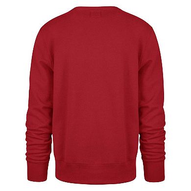 Men's '47 Scarlet San Francisco 49ers Imprint Headline Pullover Sweatshirt