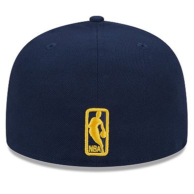Men's New Era Navy Indiana Pacers 2024 NBA All-Star Game Rally Drive Side Patch 59FIFTY Fitted Hat