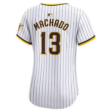 Women's Nike Manny Machado White San Diego Padres Home Limited Player Jersey