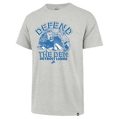 Men's '47 Gray Detroit Lions Regional Franklin T-Shirt