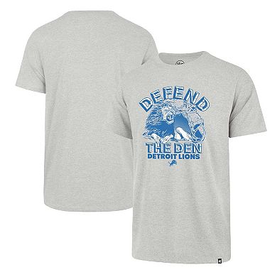 Men's '47 Gray Detroit Lions Regional Franklin T-Shirt