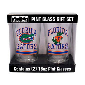 Florida Gators 16oz. Pint Glass Two Pack