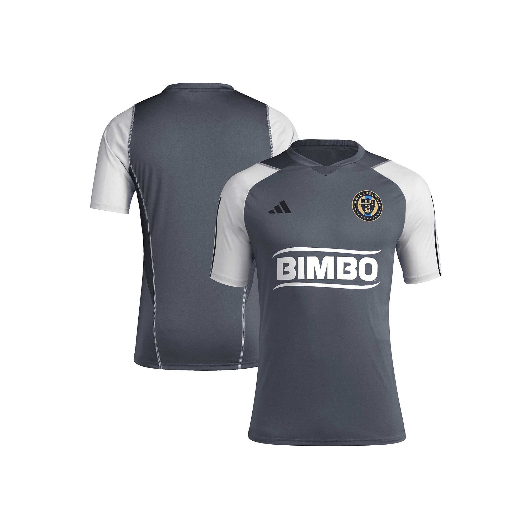 Mens adidas Gray Philadelphia Union 2024 AEROREADY Training Jersey, Size: 