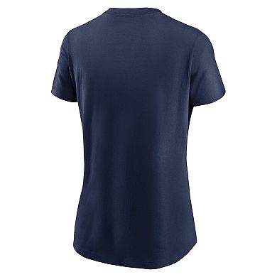 Women's Nike  Navy New York Yankees Wordmark T-Shirt