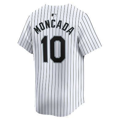 Men's Nike Yoan Moncada White Chicago White Sox Home Limited Player Jersey