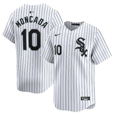 Men's Nike Yoan Moncada White Chicago White Sox Home Limited Player Jersey