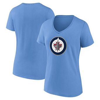 Women's Fanatics Branded Blue Winnipeg Jets Alternate Graphic T-Shirt