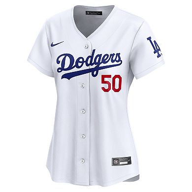 Women's Nike Mookie Betts White Los Angeles Dodgers Home Limited Player Jersey