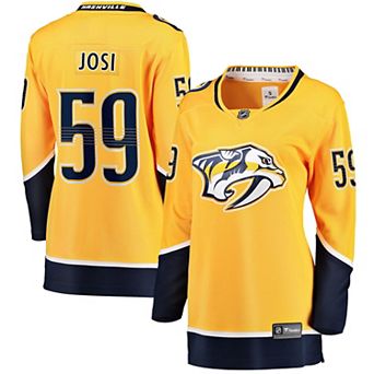 Women's Fanatics Roman Josi Gold Nashville Predators Home Breakaway Player Jersey