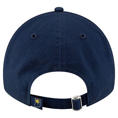 Men's New Era Navy Indiana Pacers Team 2.0 9TWENTY Adjustable Hat