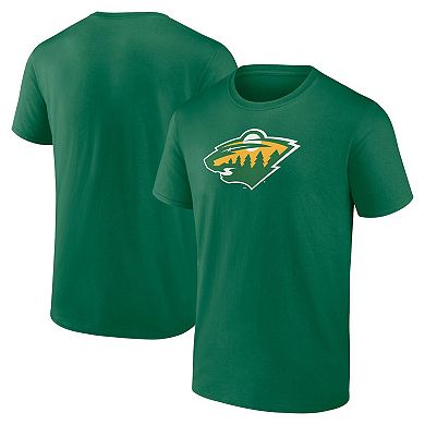 Men's Fanatics Branded Green Minnesota Wild Alternate Logo T-Shirt