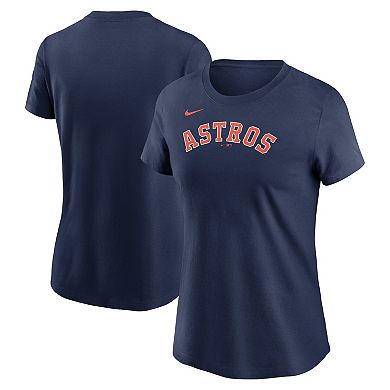 Women's Nike Navy Houston Astros Wordmark T-Shirt