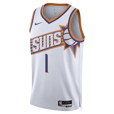 Unisex Nike Devin Booker White Phoenix Suns Swingman Jersey Association Edition