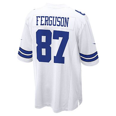 Men's Nike Jake Ferguson White Dallas Cowboys Game Jersey
