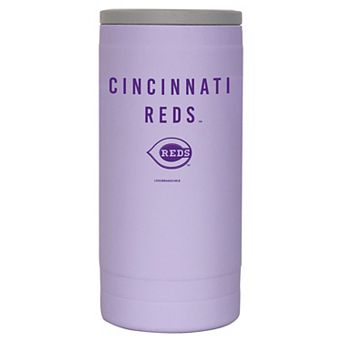 Cincinnati Reds 12oz. Lavender Soft Touch Slim Coolie