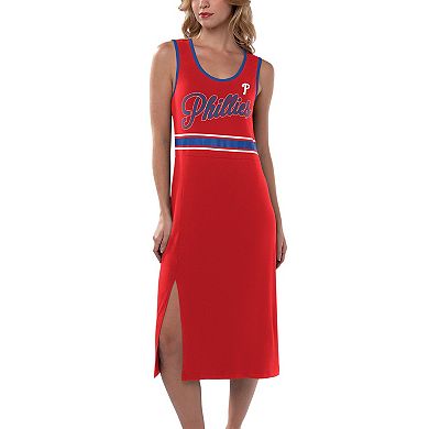 Women's G-III 4Her by Carl Banks Red Philadelphia Phillies Main Field Maxi Dress