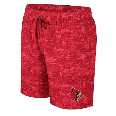 Men's Colosseum Red Louisville Cardinals Ozark Swim Shorts