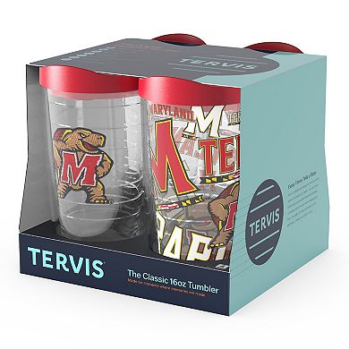 Tervis Maryland Terrapins Four-Pack 16oz. Classic Tumbler Set