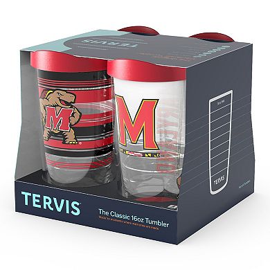 Tervis Maryland Terrapins Four-Pack 16oz. Classic Tumbler Set
