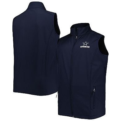 Men's Dunbrooke Navy Dallas Cowboys Big & Tall Archer Softshell Full-Zip Vest