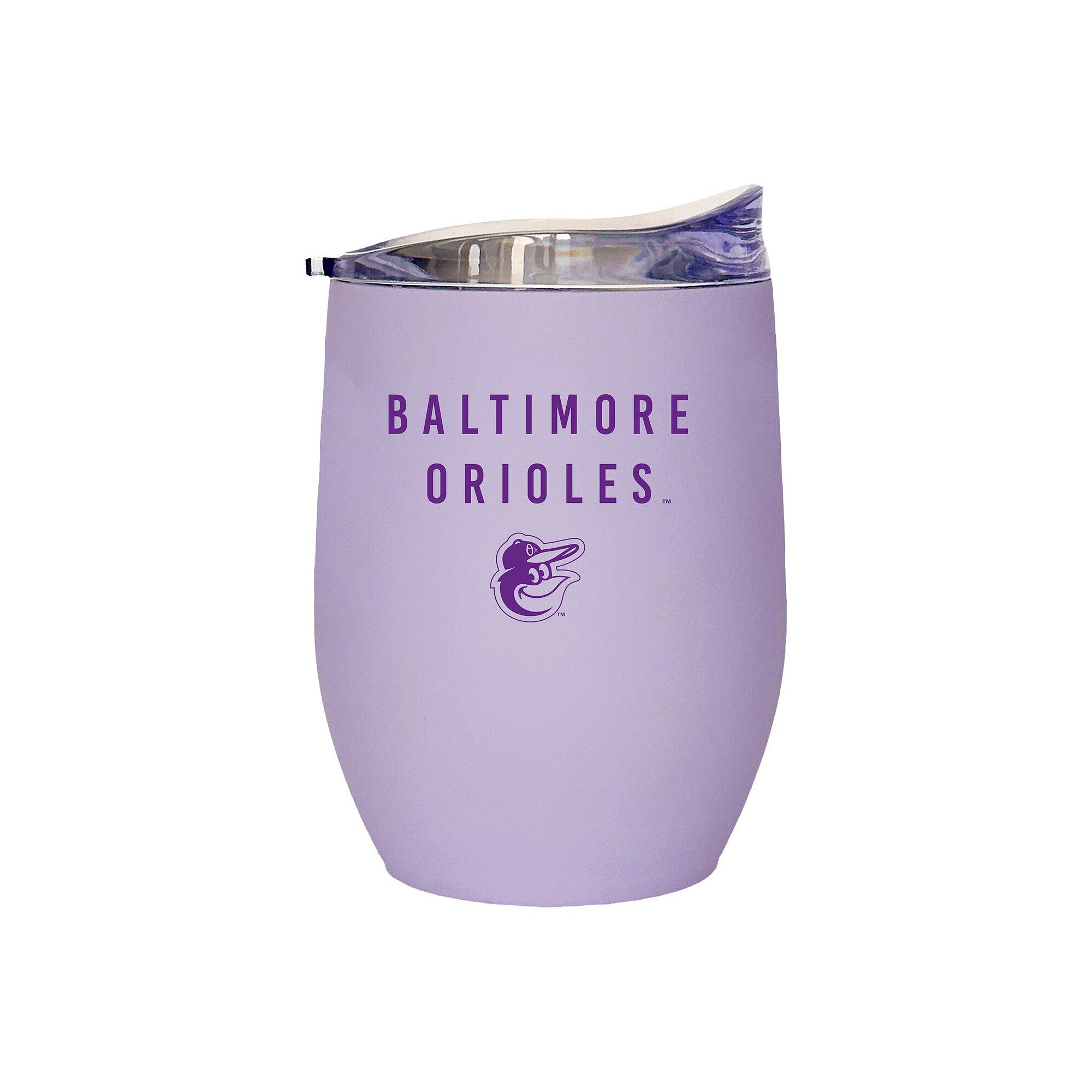 Baltimore Orioles 16oz. Lavender Soft Touch Curved Tumbler, Team