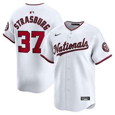 Men's Nike Stephen Strasburg White Washington Nationals Home Limited Player Jersey