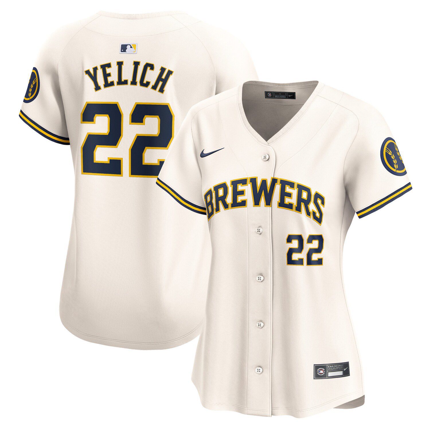 Milwaukee Brewers Men's Nike White Home 2020 Authentic Team MLB Jersey