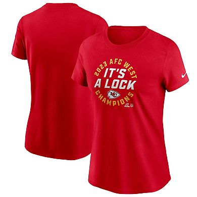 Women's Nike Red Kansas City Chiefs 2023 AFC West Division Champions ...