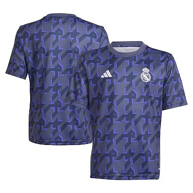 Youth adidas Navy Real Madrid 2023/24 Pre-Match Top