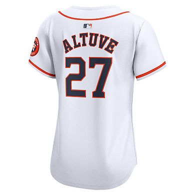 Women's Nike Jose Altuve White Houston Astros Home Limited Player Jersey