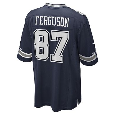Men's Nike Jake Ferguson Navy Dallas Cowboys Game Jersey