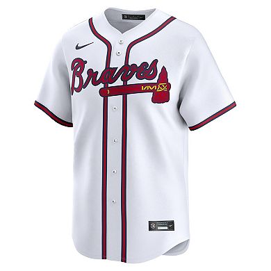 Men's Nike Ronald Acuña Jr. White Atlanta Braves Home Limited Player Jersey