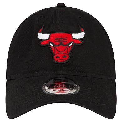 Men's New Era Black Chicago Bulls Team 2.0 9TWENTY Adjustable Hat