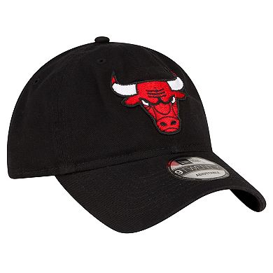 Men's New Era Black Chicago Bulls Team 2.0 9TWENTY Adjustable Hat