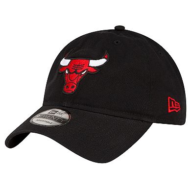 Men's New Era Black Chicago Bulls Team 2.0 9TWENTY Adjustable Hat