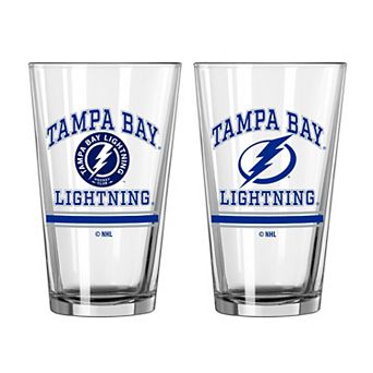 Tampa Bay Lightning 16oz. Pint Glass Two Pack