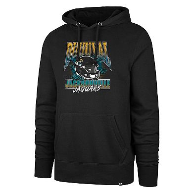 Men's '47 Black Jacksonville Jaguars Regional Headline Pullover Hoodie
