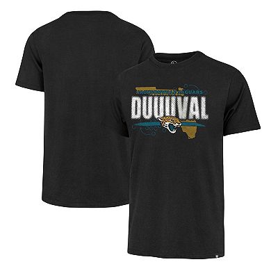 Men's '47 Black Jacksonville Jaguars Regional Franklin T-Shirt