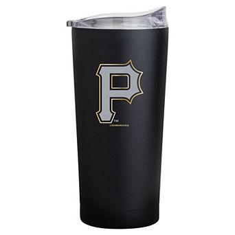 Pittsburgh Pirates Black Foil 20oz. Powder Coat Tumbler