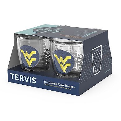 Tervis West Virginia Mountaineers 4-Pack 12oz. Emblem Tumbler Set
