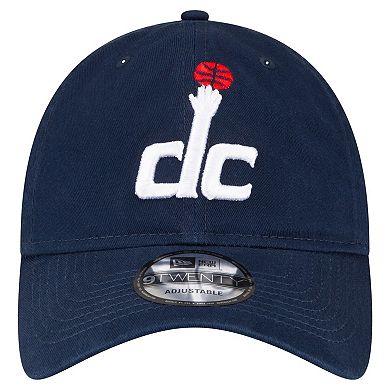 Men's New Era Navy Washington Wizards Team 2.0 9TWENTY Adjustable Hat