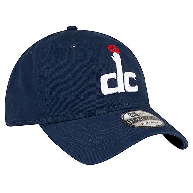 Men's New Era Navy Washington Wizards Team 2.0 9TWENTY Adjustable Hat