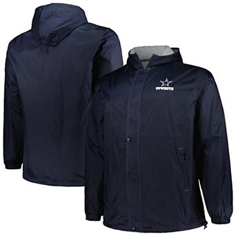 Men's Dunbrooke Navy Dallas Cowboys Big & Tall Legacy Stadium Full-Zip Jacket
