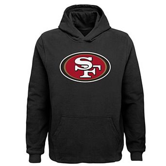 Youth Black San Francisco 49ers Team Logo Pullover Hoodie
