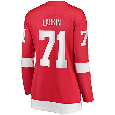 Women's Fanatics Dylan Larkin Red Detroit Red Wings Home Breakaway Player Jersey