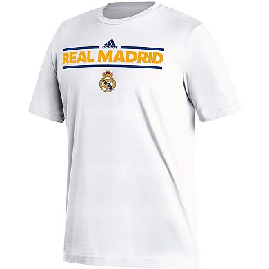 Men's adidas White Real Madrid Dassler T-Shirt